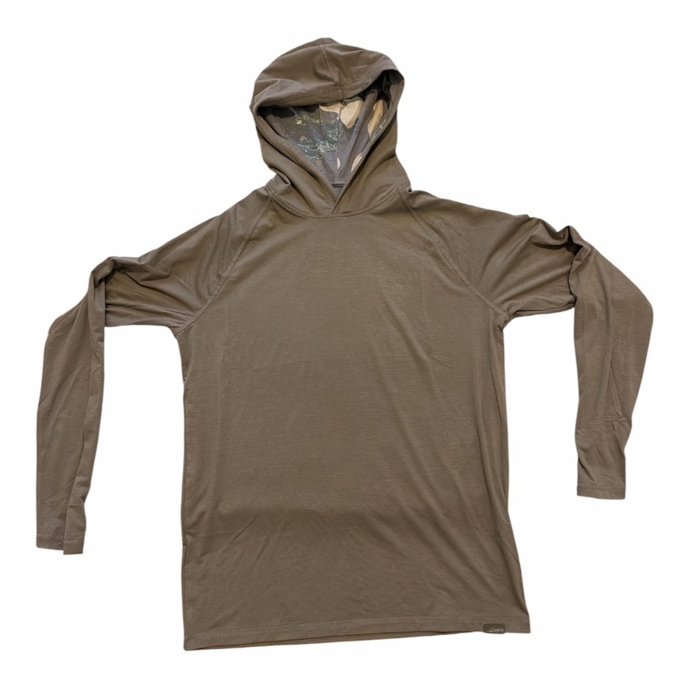 HABIT Light Weight Hoodie Desert Taupe Camo hood size Small NTW